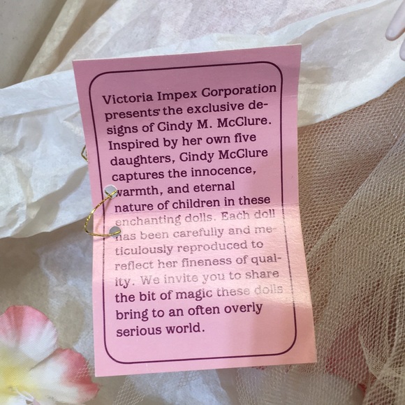 Cindy M McClure Daisy Fairy K326 Collectable Porcelain Doll VIC-2416 *Rare* - Picture 8 of 9